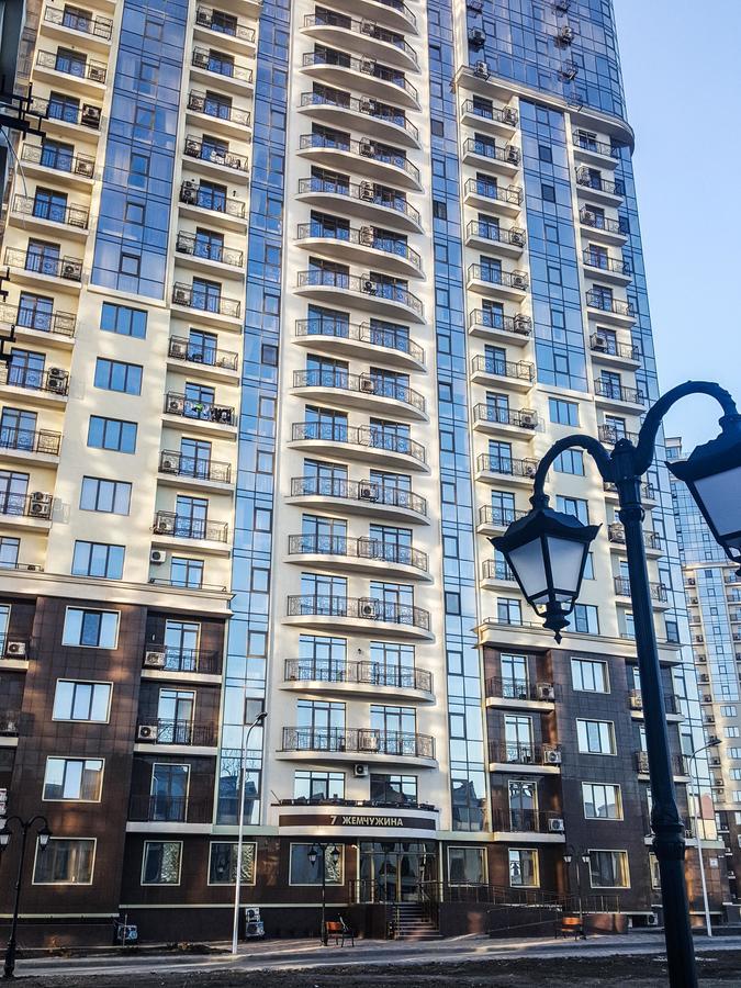 Аркадия Студия С Балконом Частичный Вид Моря Первая Линия От Моря Odessa Exterior foto