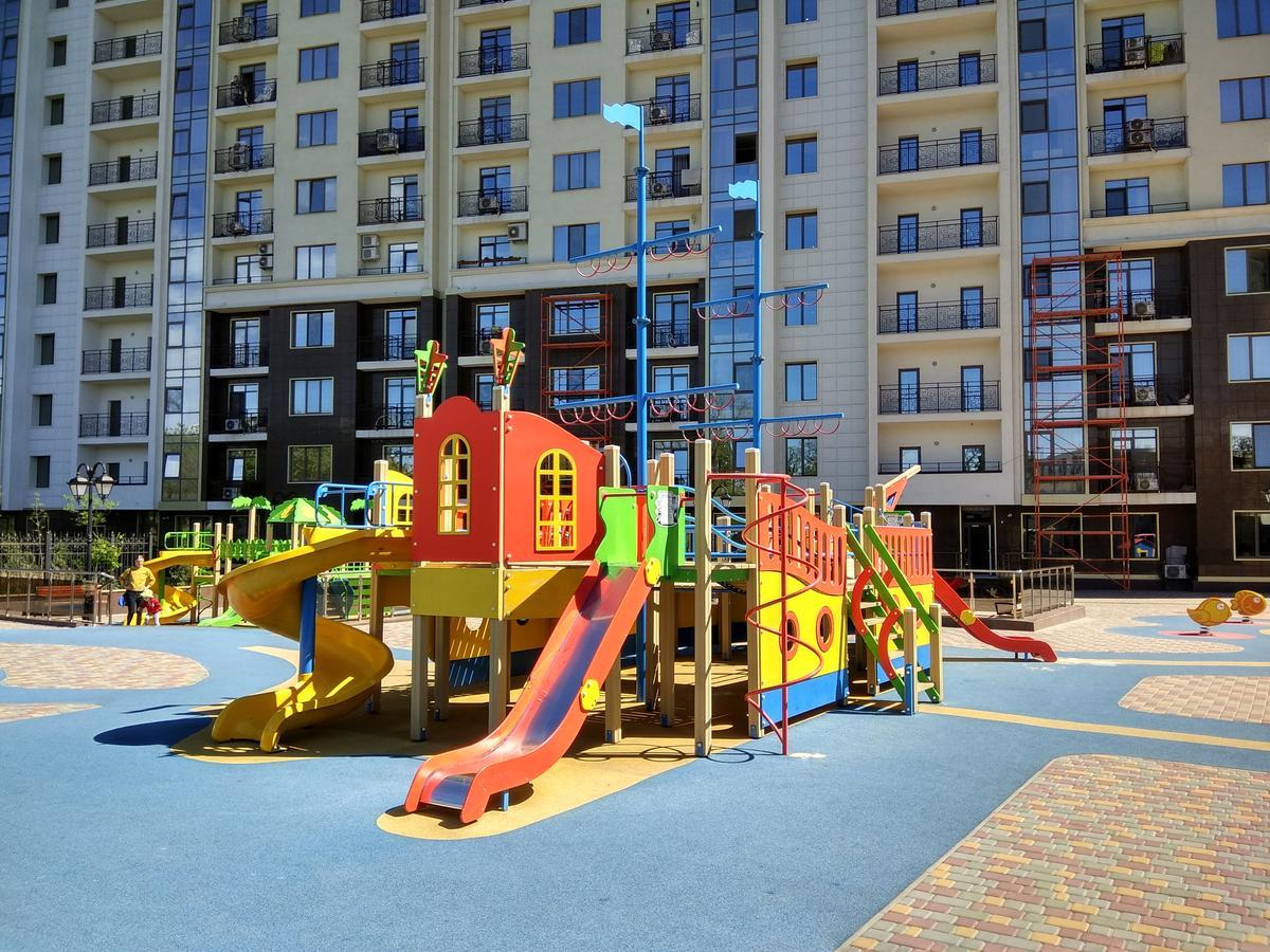 Аркадия Студия С Балконом Частичный Вид Моря Первая Линия От Моря Odessa Exterior foto